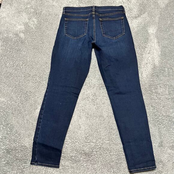 Lagence Jeans Womens 30 (33x29) Slim Ankle Mid Rise Stretch Blue Denim Pants - Picture 3 of 10